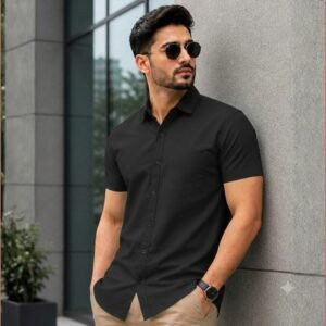 VeBNoR Men Regular Fit Solid Casual Shirt